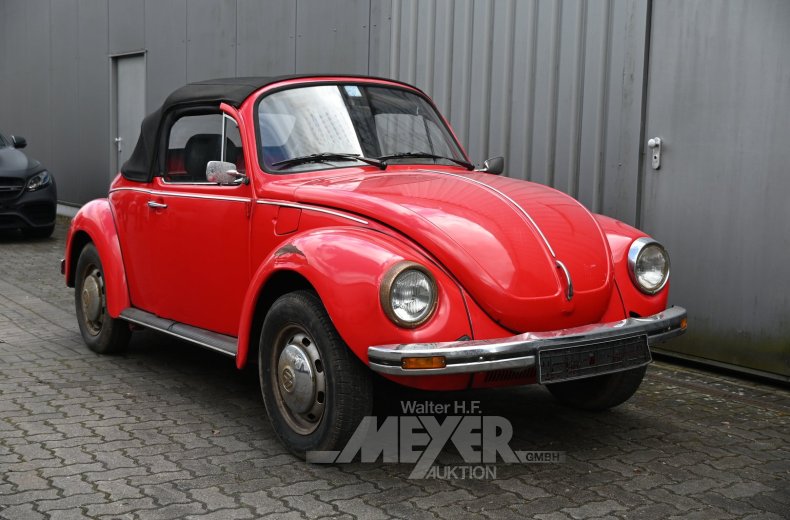 Volkswagen Käfer 1200, Biebercabrio, rot