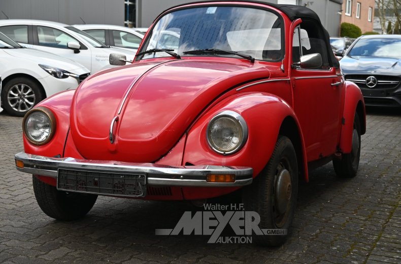 Volkswagen Käfer 1200, Biebercabrio, rot