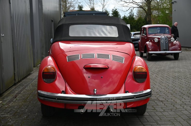 Volkswagen Käfer 1200, Biebercabrio, rot