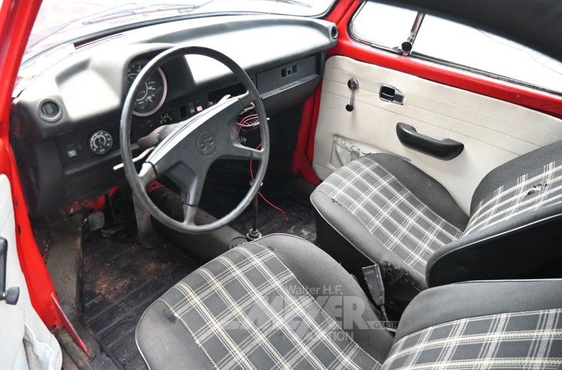 Volkswagen Käfer 1200, Biebercabrio, rot