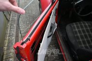 Volkswagen Käfer 1200, Biebercabrio, rot