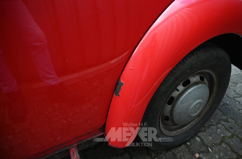 Volkswagen Käfer 1200, Biebercabrio, rot