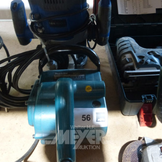 Satiniermaschine und 1 Oberfräse LUX
