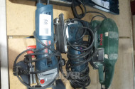 Posten Handmaschinen, u.a. Lamellofräse BOSCH PROFESSIONAL, Pendelstichsäge BOSCH, Bandschleifer BOSCH