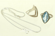 3 Teile Silberschmuck