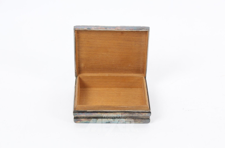 Schmuckschachtel, innenseitig mit Holz