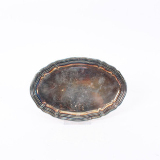 kl. Servierplatte, oval,