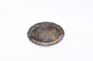 kl. Servierplatte, oval,