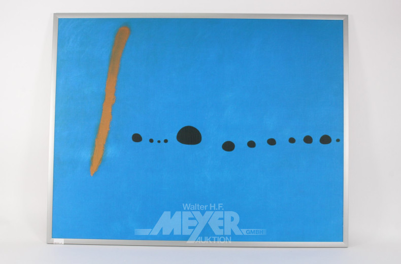 Großformatiger Kunstdruck 'Bleu II'