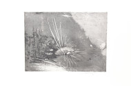 Paar Radierungen 'Igelfisch' u. 'Ohne Titel (kl. Boot)'