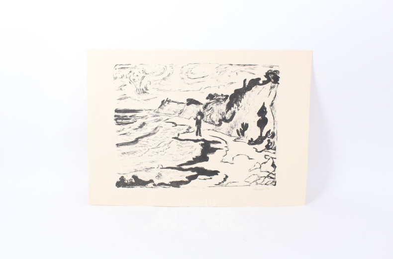 6 Druckgrafiken mit maritimen Motiven