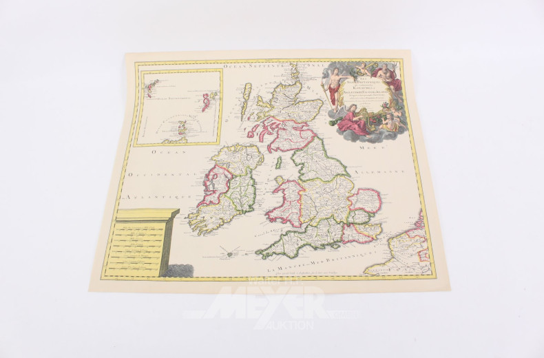 Mappe mit div. abstrakten u. landschaftlichen Radierungen, Lithographien etc.
