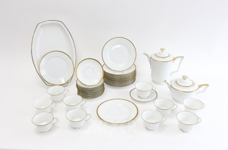 Porz.-Kaffee- u. Teeservice, für 10 Pers.