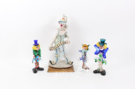 4 Versch. Clown-Figuren