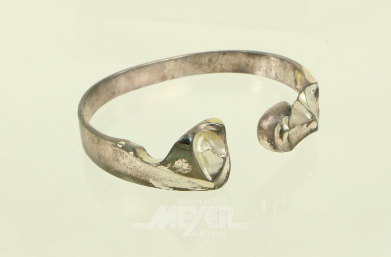 Armreif in 925er Silber, LAPPONIA