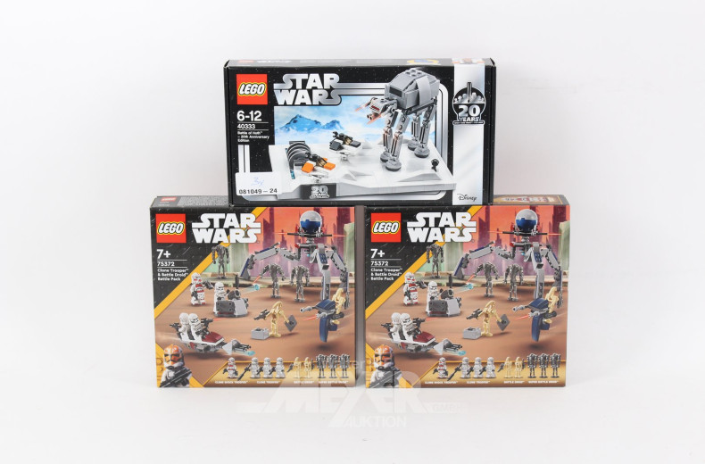 3 LEGO Bausets Star Wars