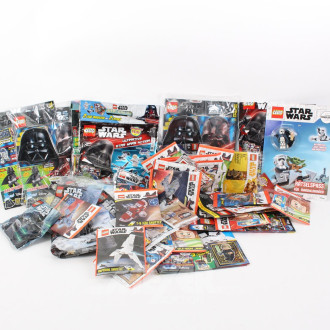 Konvolut LEGO-Magazine, Star Wars und Minitüten