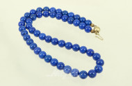 Lapislazuli-Kette mit Kugelschließe in 333 GG