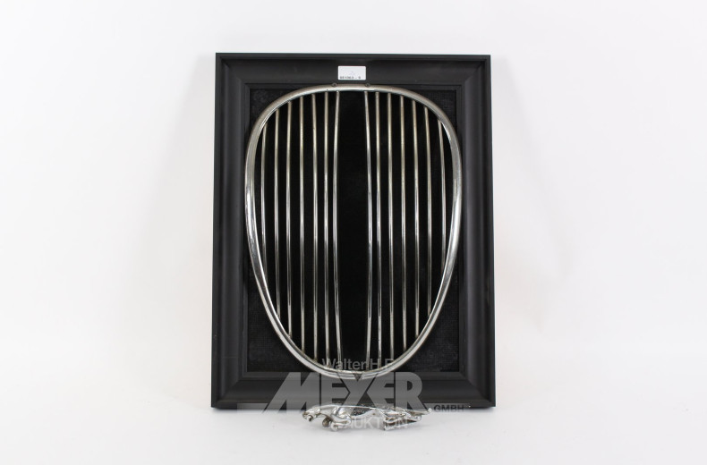 Kühlergrill u. 1 Kühlerfigur "Jaguar"