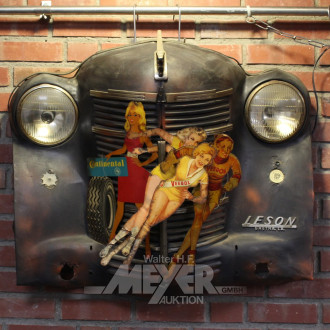 Motorhaube "Moskwitsch 400", elektrifiziert