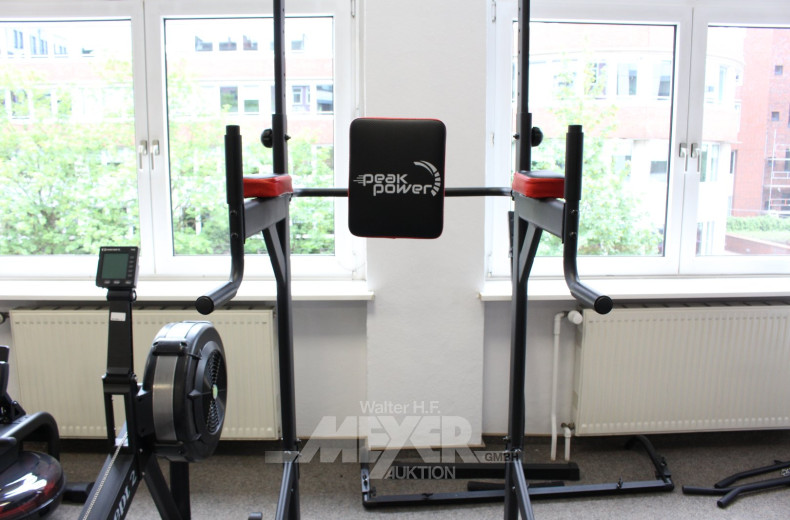 Kraftstation für Klimmzüge und Bauchtraining