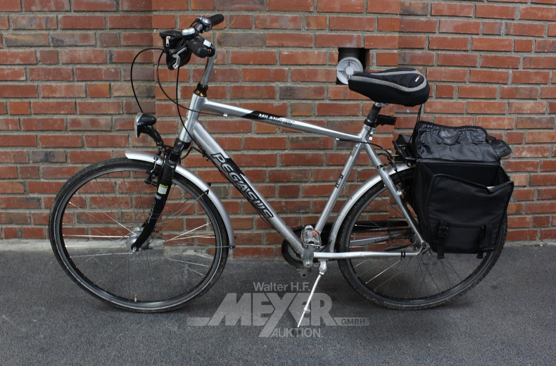 Herrenfahrrad, silberfarben