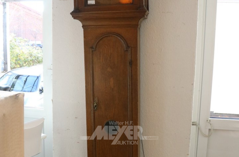 Standuhr England/London mit Messingziffernblatt