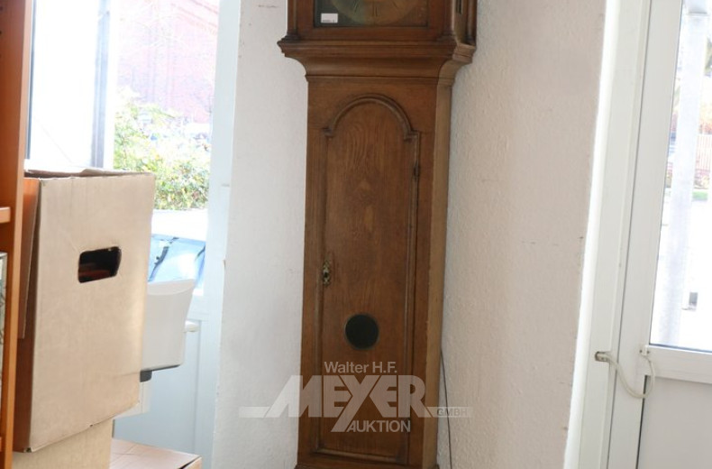 Standuhr England/London mit Messingziffernblatt