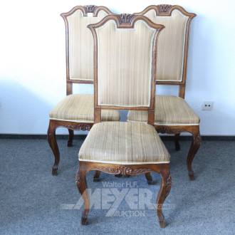 3 Hochlehnstühle