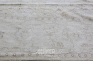 Webteppich, beigegrundig, floral