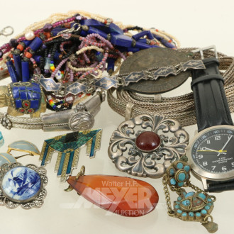 Posten Mode- und Silberschmuck,