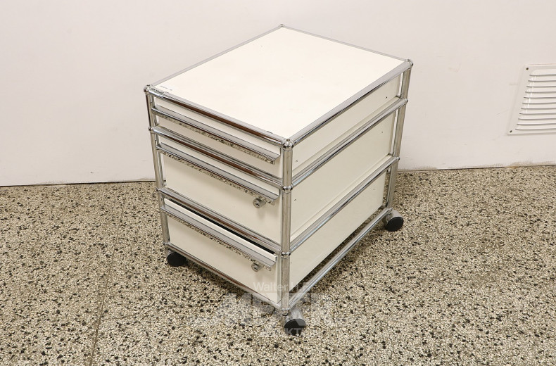 Rollcontainer USM-HALLER, weiß