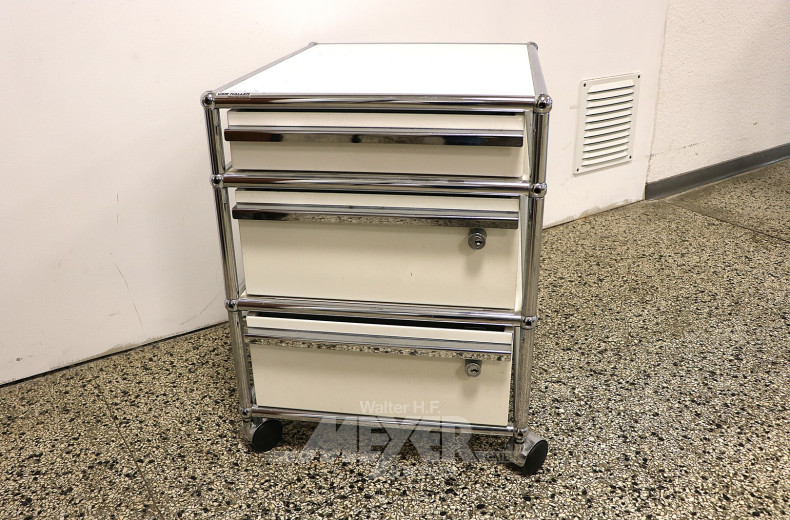 Rollcontainer USM-HALLER, weiß