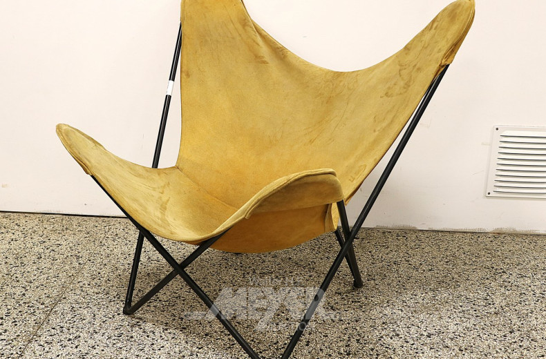 Ledersessel, "Butterfly-Chair", 60er Jahre