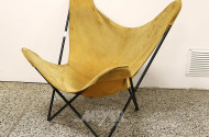 Ledersessel, "Butterfly-Chair", 60er Jahre