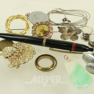 Konvolut Mode- und Silberschmuck