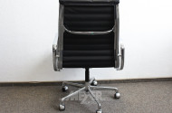 Büro-Armlehndrehstuhl, schwarz