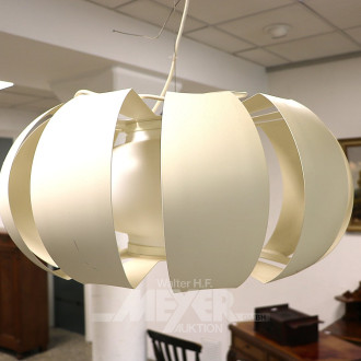 Kunststoff-Deckenlampe, weiß