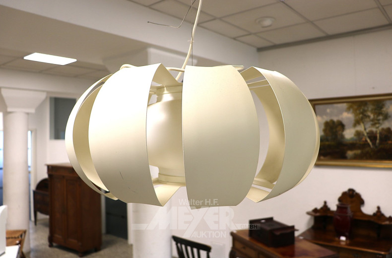 Kunststoff-Deckenlampe, weiß