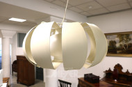 Kunststoff-Deckenlampe, weiß