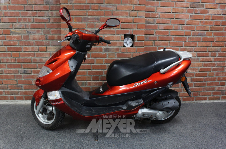 Motorroller, rot