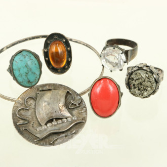 Posten Silberschmuck