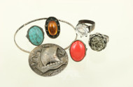 Posten Silberschmuck