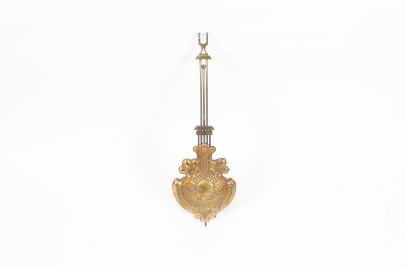 Jugendstil-Wanduhr, Eiche, um 1910