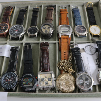 13 div. Herrenarmbanduhren