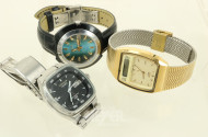 3 Herrenarmbanduhren