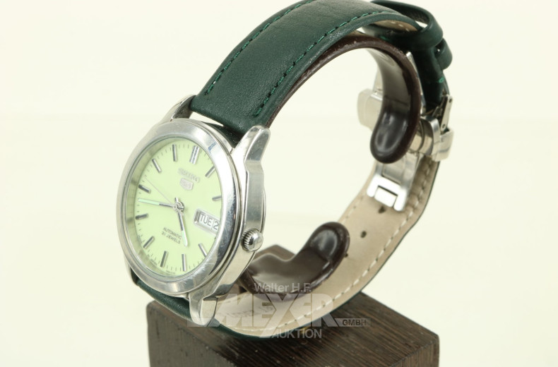 Herrenarmbanduhr, fluoreszierendes Zifferblatt