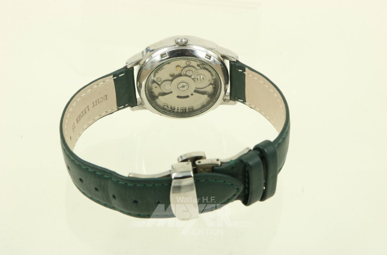 Herrenarmbanduhr, fluoreszierendes Zifferblatt