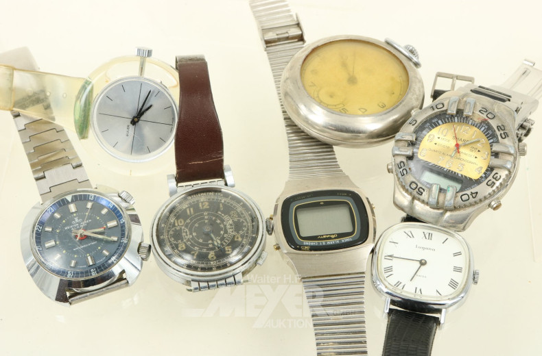 6 Armbanduhren
