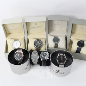 8 Herrenarmbanduhren